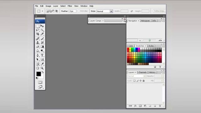 РАБОЧЕЕ ПРОСТРАНСТВО - Photoshop (Фотошоп) за один день! - Урок 1 смотреть онлайн