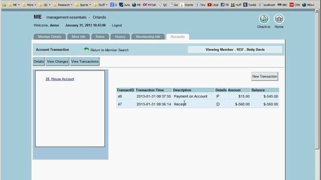 How to view a members balance and payment history in ME. смотреть онлайн