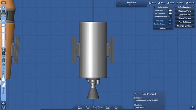 Круги и вращение ракеты в Spaceflight Simulator! | Обучение | #SFS смотреть онлайн
