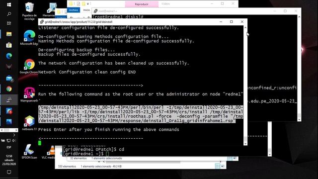 Remover / Desinstalar / Desconfigurar Oracle Grid Infrastructure 11g смотреть онлайн
