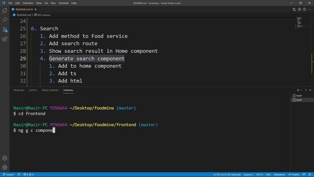 Create Your Online Food Store Using Angular - Part 6 - Search Foods смотреть онлайн