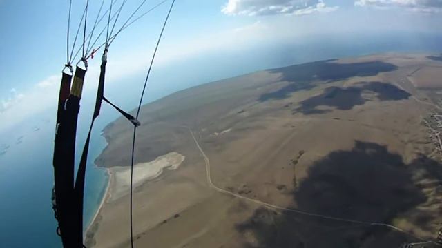 Сross-country flight in Crimea. Тобечикский лиман - Кыз Аульский маяк смотреть онлайн