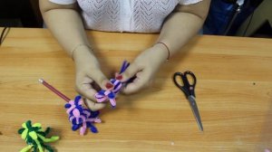 Осьминог из синельной проволоки. Педагог: Ларина Татьяна Николаевна