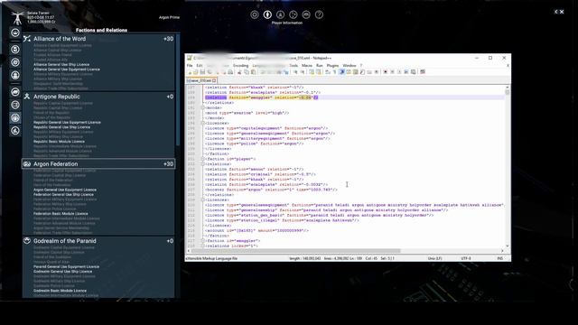 X4 Foundations | X4 Increase Faction Relations Cheat NO 3rd party programs just Notepad смотреть онлайн