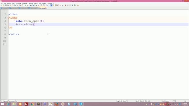 12 creating form for signup смотреть онлайн
