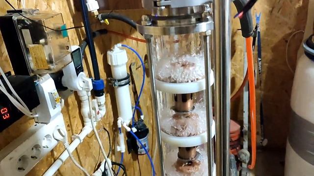 Вторая дробная перегонка на тарельчатой колонне