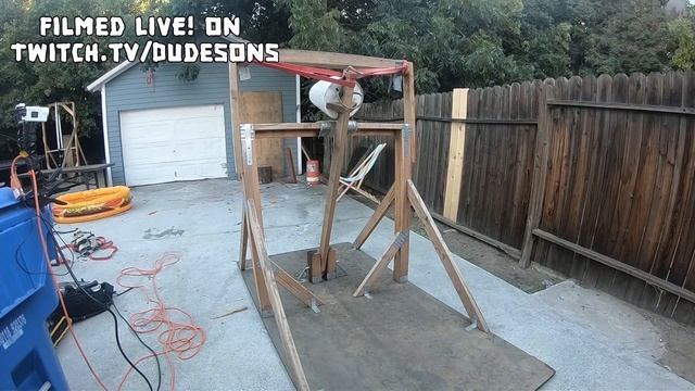 CATAPULTING A PIE INTO MY FACE! смотреть онлайн