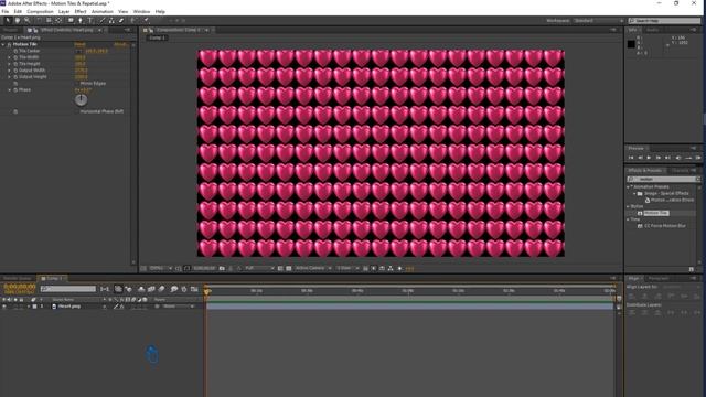 Motion Tile After Effects | CC Repetile After Effects смотреть онлайн
