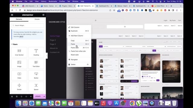 Responsive Dashboard Style HOMEPAGE , with Midjourney, Wordpress and Elementor смотреть онлайн