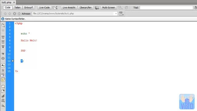PHP Basics (Part 1): Echo-Anweisung смотреть онлайн