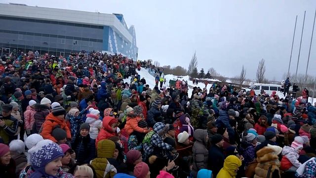 Рыбинск. Ритуал сжигания Масленицы смотреть онлайн