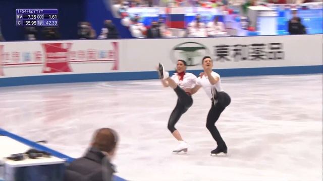 Guignard / Fabbri (ITA) | Ice Dance Rhythm Dance | ISU World Figure Skating Team Trophy смотреть онлайн
