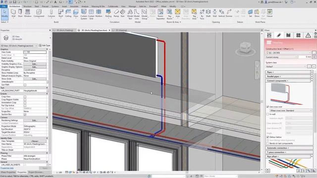 Automatic Radiator Connection in Revit смотреть онлайн