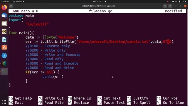 Go (golang) Advanced Tutorials - File I/O using ioutil package , Temporary File, Temporary Director смотреть онлайн