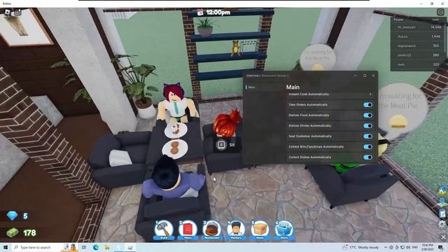 Restaurant Tycoon 2 Script Roblox AutoFarm Pastebin 2023 смотреть онлайн