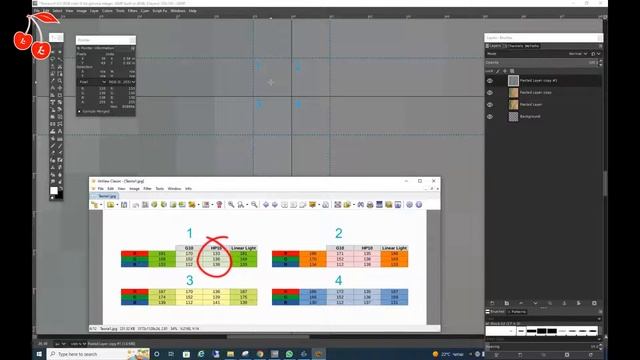 Частотное разложение в Gimp. Часть первая. Общие сведения как это работает и пример разложения. смотреть онлайн