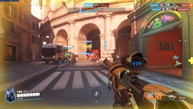 Playing with a GM in QP Overwatch 2 | #OW2 #gaming смотреть онлайн
