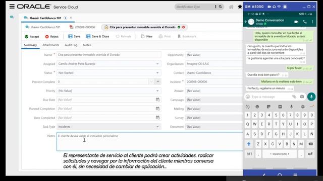 Integración entre Oracle Service Cloud y Whatsapp смотреть онлайн