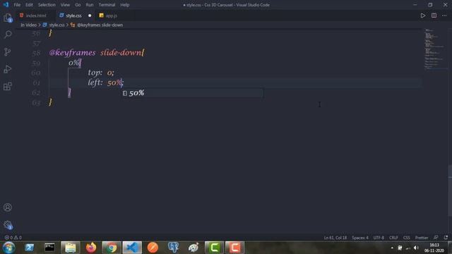 Image Slider | CSS Carousel | 3d Carousel | CSS3 | HTML5 | JS | Techy programmers смотреть онлайн