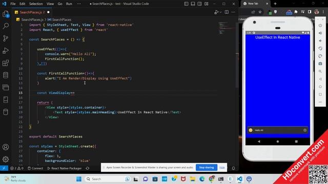 React Native useEffect Hook: Managing Side Effects in Your App (Urdu/Hindi) смотреть онлайн