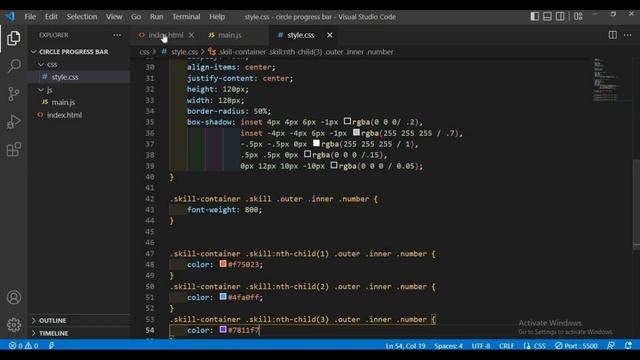 How To Make Circular Progress Bar Using HTML CSS JavaScript смотреть онлайн