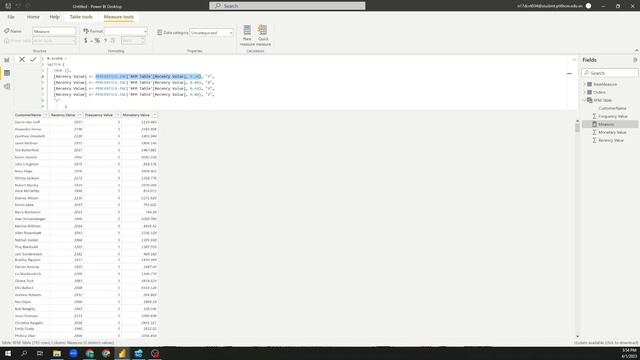 Customer Segmentation With RFM Analysis By Power BI | Transform Data With Power BI