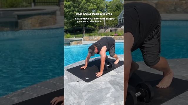 Trying out the Bear Crawl Dumbbell Drag for an intense core and upper body workout. ?️♂️? смотреть онлайн