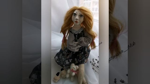 Авторская, Интерьерная кукла "Василиса" смотреть онлайн