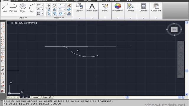 32 AutoCAD Fundamentals ( Fillet ) смотреть онлайн