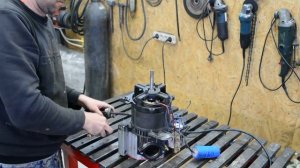 Замена сальника коленвала двухцилиндрового компрессора