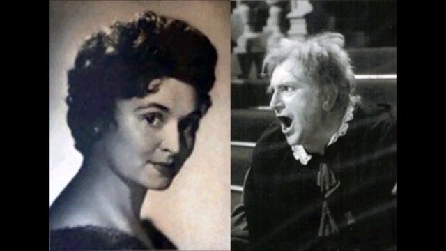 Rita Streich & Josef Metternich "Wenn ich an Festestagen" Rigoletto смотреть онлайн