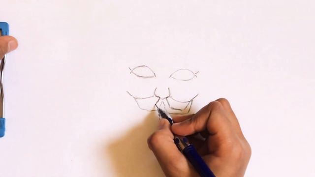 How to draw the Guy Fawks mask|V for Vendetta | learn drawing with Abhinav | смотреть онлайн