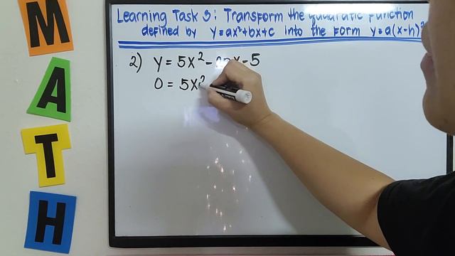 TAGALOG: Transforming y=ax^2+bx+c into y=a(x+h)^2+k, Learning Task 3 #TeacherA смотреть онлайн