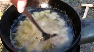СУП ДЛЯ ЛЕНИВЫХ. Вкусный суп из простых продуктов на природе.