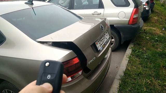 Автооткрытие багажника Polo Sedan 2017 смотреть онлайн