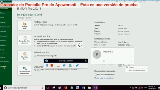 Cambiar "Última modificación realizada por" de un archivo Word/Excel/PowerPoint 2010-2016-365 смотреть онлайн