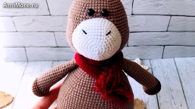 Амигуруми: схема Ослик Эл. Игрушки вязаные крючком - Free Crochet Patterns.