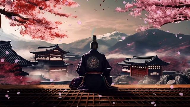 Ancient Samurai Meditation Music - Relaxing Gayageum Music With Drum For Meditation & Mind Calming