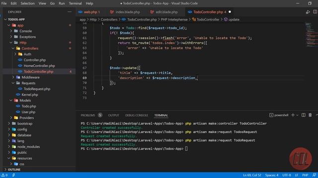(12) Build Todo App in Laravel | Create Todo App in Laravel from Scratch смотреть онлайн
