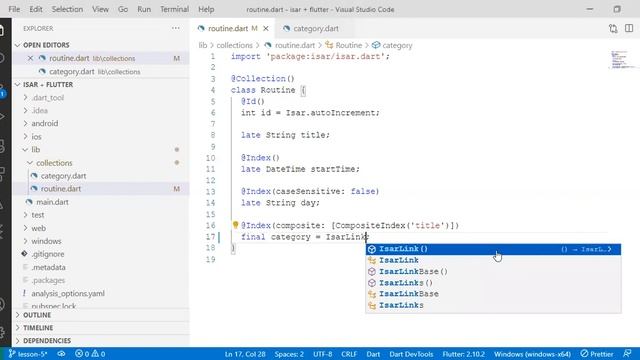 Isar Database Tutorial #6 - Linking Collections смотреть онлайн