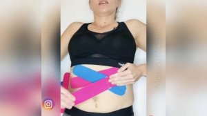 Тейпирование живота/Уменьшаем живот