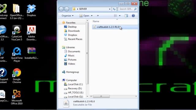 Minecraft- How to Make a Bukkit Server(Windows) смотреть онлайн
