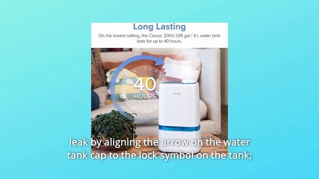 LEVOIT Humidifiers for Bedroom, 4L Cool Mist Ultrasonic Review смотреть онлайн