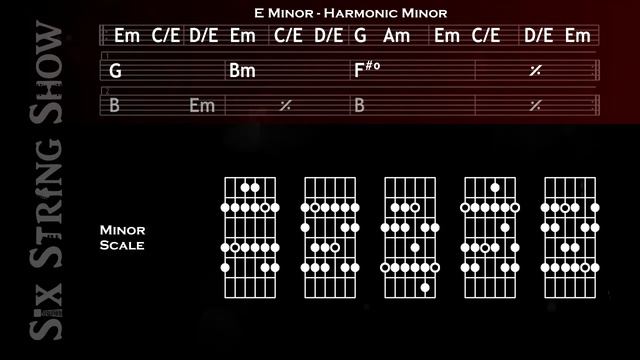 E Minor-Harmonic Minor Guitar Backing Track смотреть онлайн