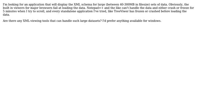 XML Tree-viewer for large data sets? (2 Solutions!!) смотреть онлайн