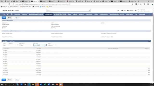 NetSuite Demand Planning Demo Steve Spokane 7 22 21 смотреть онлайн