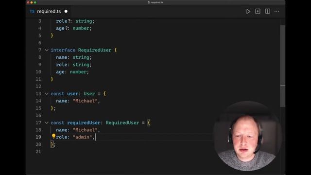 TypeScript Tip: Required Utility Type смотреть онлайн