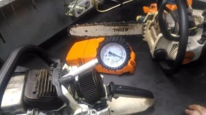 Замер компрессии на 2-х тактных двигателях