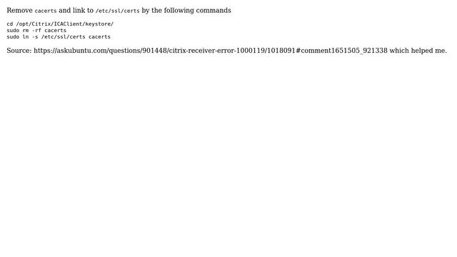 Ubuntu: Citrix receiver error 1000119 (4 Solutions!!) смотреть онлайн
