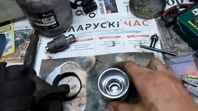 Citroen С5 ремонт переднего суппорта. Причины подклинивания. смотреть онлайн